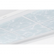 Silverline AGP-OWA 120, Acrylglasplatte, Optik Water