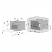 V-ZUG Combair V4000 45P, 2105800006, Pyrolyse, mit 5 Jahren Garantie!