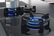 V-ZUG GAS421GSAZ, Gas-Kochfeld, Dual Design Black, 3106460215, mit 5 Jahren Garantie!