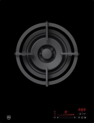 V-ZUG GAS411GSAZ, Gas-Kochfeld, Dual Design Black, 3106360115, mit 5 Jahren Garantie!