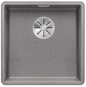 Blanco Subline 400-F Silgranit PuraDur 2, fl�chenb�ndig, Farbe alumetallic, InFino Ablauf, 523496