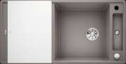 Blanco Axia III XL 6 S Silgranit PuraDur, Farbe alumetallic, Glasschneidbrett, InFino Ablauf, 523512