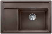 Blanco Zenar XL 6 S Compact Silgranit PuraDur, Farbe cafe, InFino Ablauf, 523784