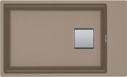 Franke Kubus 2 - KNG 110-62 Fragranit+ Cashmere, 125.0512.516, Unterbausp�le 80cm, 11712