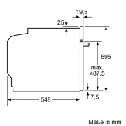 Constructa CF3M10052, Einbaubackofen, Edelstahl, EEK: A, mit 5 Jahren Garantie!