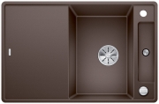 Blanco Axia III 45 S-F, flchenbndig, inkl. Glasschneidbrett, Farbe cafe, InFino Ablauf, 523204