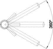 Blanco Ambis, Edelstahl geb�rstet, Hochdruck, 523118