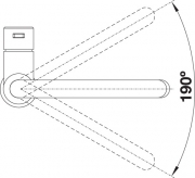 Blanco Candor-S, Edelstahl geb�rstet, Hochdruck, 523121