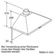 Constructa CD616650, Wandesse Walmdach, Edelstahl, 60 cm, EEK: C, mit 5 Jahren Garantie!