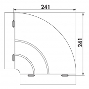 Naber COMPAIR Steel Flow SF-RBH 150 Rohrbogen horizontal, 90 Grad, 4061014