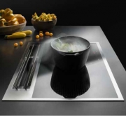 Falmec Sintesi, Ausf�hrung Edelstahl, Induktionskochfeld mit integrierter Absaugung, 88 cm, mit 5 Jahren Garantie!