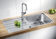 Blanco Lemis 6 XL S-IF Flachrand, Edelstahl B�rstfinish, 523035