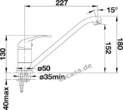 Blanco Daras Silgranit-Look, Farbe alumetallic, 517722