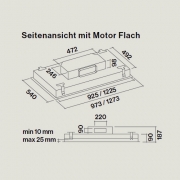 Falmec Stella, Design+, Wei�, 120 cm, Deckenhaube, mit 5 Jahren Garantie