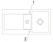 Villeroy & Boch Siluet 60 R, Farbe J0 Chromit, Premiumline