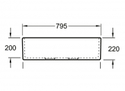 Villeroy & Boch Sp�lstein 80 X Doppelbecken, Farbe KR Crema, Classicline