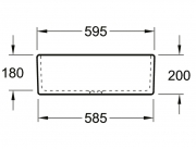 Villeroy & Boch Sp�lstein 60 X Einzelbecken, Farbe R1 Weiss Alpin, Classicline