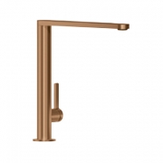 Villeroy & Boch Armatur Finera, Edelstahl massiv, Design Bronze, 92700004