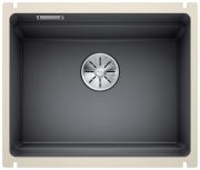 Blanco Etagon 500-U Keramik PuraPlus, Farbe basalt, InFino Ablauf, 525154