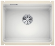 Blanco Etagon 500-U Keramik PuraPlus, Farbe kristallweiss gl�nzend, InFino Ablauf, 525149