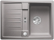 Blanco Lexa 40 S Silgranit PuraDur 2, Farbe alumetallic, InFino Ablauf, 524882