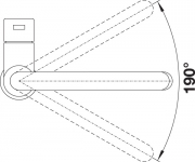 Blanco Candor-S, Edelstahl geb�rstet, Niederdruck, 525125