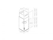 Elica Haiku ISLAND WH/A/32 Inselhaube weiss, PRF0146289. Mit 5 Jahren Garantie!