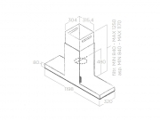 Elica Haiku ISLAND WH/A/120 Inselhaube weiss, PRF0146290. Mit 5 Jahren Garantie!