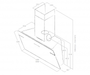 Elica L ESSENZA WH/A/60 Wandhaube weiss, PRF0124233A. Mit 5 Jahren Garantie!