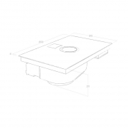 Elica Nikolatesla Switch WH/F/83, Induktion, Umluft, PRF0146213A. 5 Jahre Garantie!