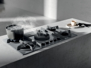 Elica Nikolatesla Flame GR/F/88 Muldenlftung, Gas, grau, Umluft, PRF0147743A. 5 Jahre Garantie!