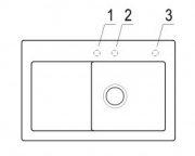 Villeroy & Boch Subway 45, Farbe RW Stone White, Classicline, Becken rechts oder Becken links