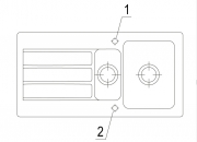 Villeroy & Boch Architectura 60 XR, Farbe RW Stone White, Classicline