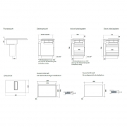 Falmec Quantum, Induktionskochfeld mit integrierter Absaugung, 84 cm, MIT 5 JAHREN GARANTIE
