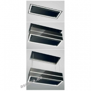 berbel Skyline Edge 2 BIH 95 SKE Deckenlifthaube silbermetallic, LED- und Effektbeleuchtung, 1050211, mit 5 Jahren Garantie