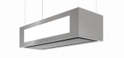 berbel Skyline Edge Light BIH 95 SKE-L Deckenlifthaube silbermetallic, LED- und Effektbeleuchtung, 1050217, mit 5 Jahren Garantie