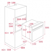 Teka HSB 615, Einbau-Backofen, EEK: A, 41560120 mit 5 Jahren Garantie!