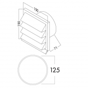 Naber COMPAIR K-Jal 125 Au�enjalousie, anthrazit, 4021079
