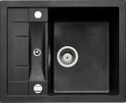 Naber Corto 615, Einbausp�le, granit nero, 1106081