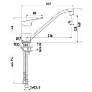 Ideal Standard Cerafit 1, chrom, Niederdruck, 5024151