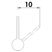 Linea Curva chrom, Hochdruck, 5011208