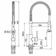 Linea Drive 5 chrom, Hochdruck, 5011066