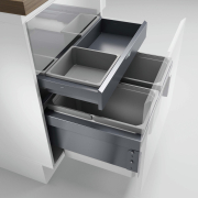 Naber Selectakit Cox Base 360 S / 600-2 mit Base-Board, Abfallsystem Frontauszug, anthrazit, 8013373