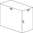Naber Selectakit Cox Box 275 S / 600-2 Bio, Abfallsystem, hellgrau, 8012465