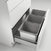 Naber Selectakit Cox Box 275 K / 800-3, Abfallsystem, hellgrau, ohne Biodeckel, 8012476