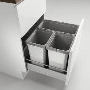 Naber Selectakit Cox Box 360 S / 500-3, Abfallsystem, hellgrau, mit Biodeckel, 8012414