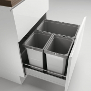 Naber Selectakit Cox Box 360 S / 600-3, Abfallsystem, hellgrau, ohne Biodeckel, 8012415