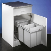 Naber Selectakit Double 4, Abfallsystem, alu grau, 8011115