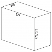 Naber Selectakit Bio Single 30 DT, Abfallsystem 32 Liter, alu grau, 8011014