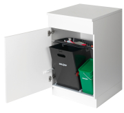 Naber Selectakit Bio Trio DT, Abfallsystem, anthrazit, mit Biodeckel, 8012089